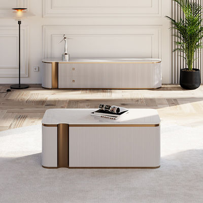 Современный роскошный деревянный телевизорный шкаф и кофейный стол дома мебель гостиная деревянный телевизор с хранилищем