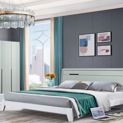 Мастер-люкс Мебель спальни Деревянная конструкция Уютный склад Минимализм Высокое качество Роскошная современная спальня