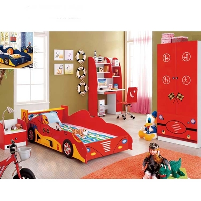 Мебель спальни детей устанавливает кровать гоночной машины MDF деревянную с хранением 2100mm