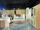 Твердая деревянная домашняя мебель спальни установила прочный шкаф кровати панели MDF