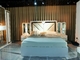 Деревянная белизна серого цвета дуба королевской кровати дрессера мебели спальни дома MDF устанавливает полноразмерный