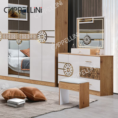 Современная кровать King Size Турецкий гардеробный шкаф 6 ящиков Дом роскошная королевская деревянная мебель спальни