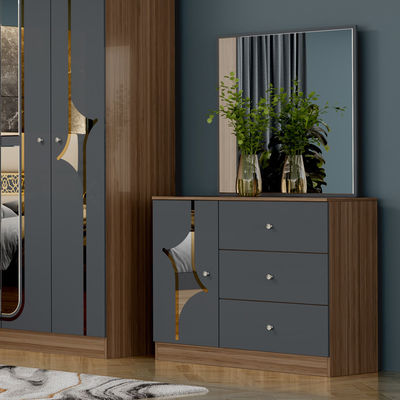 Оптовая Низкая цена Турецкая двойная королевская спальня Домашняя деревянная рама Mdf современный роскошный полноразмерный набор мебели спальни