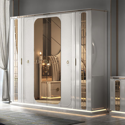 High Quality Modern Luxury Bedroom Sets Furniture Leather Double Bed Room Home Wooden Frame Full king Size Bedroom Furniture Set