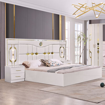 New Design Wooden Frame king Size Bedroom Sets Furniture Double Bed Room Modern Luxury Wood Full Home Bedroom Furniture Set