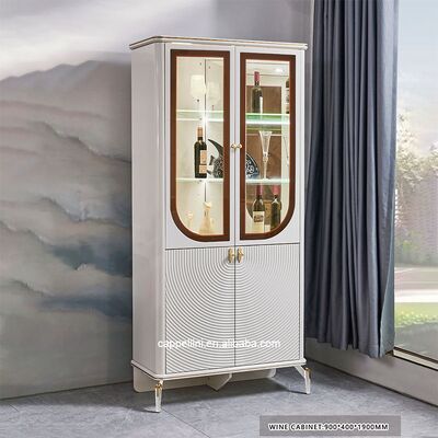 Элегантный роскошный столик и стулья набор 6 мест мебель Домашнее хранилище белый полный современный большой деревянный набор столовой