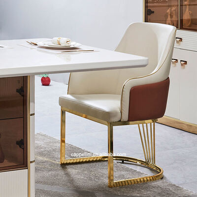 Белый современный роскошный обеденный стол на 6 мест, деревянная мебель для столовой, полный комплект мебели для столовой с деревянным каркасом, обеденный стол и 4 стула