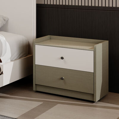 Королевский размер полная спальня в классическом деревянном комплекте с хранилищем, уютная минималистская роскошная современная мебель спальни