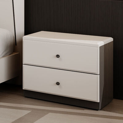 Минималистская современная спальня Комплекс королевского размера в классическом дереве с хранилищем Уютная люксовая спальня Мебель