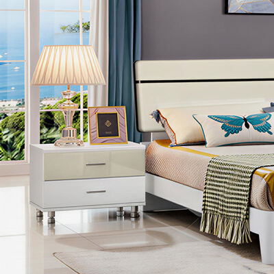 Деревянная мебель для спальни King Size с хранилищем Минимализм Уютный высококачественный мастер-люкс современный