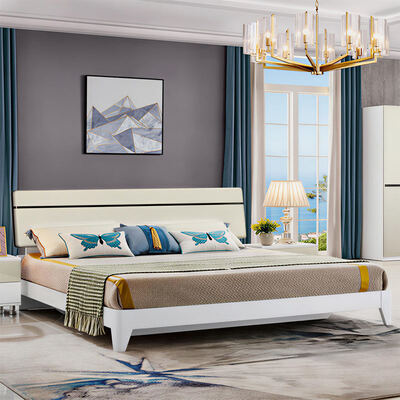 Деревянная мебель для спальни King Size с хранилищем Минимализм Уютный высококачественный мастер-люкс современный