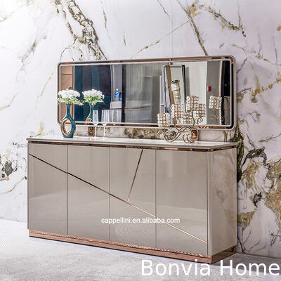 Оптовая торговля Комплекс современных роскошных столовых комплектов Домашняя мебель Хранилище Простой деревянный 6-местный столик и стулья