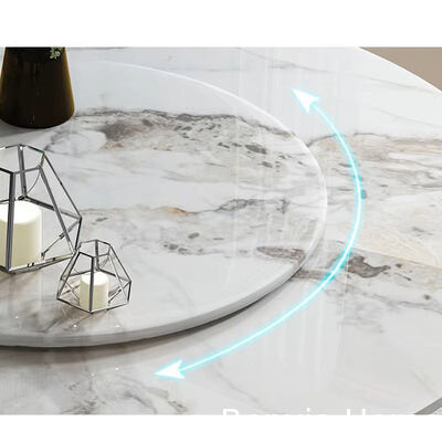 Итальянская высококачественная мебель для столовой, длинный стол из сланца и стальных ножек, комплект на 4-6 стульев