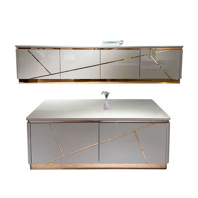 Современный дизайн Деревянная гостиная Телевизионный шкаф Хранилище Домашняя мебель Роскошный стиль Деревянные телевизоры MDF