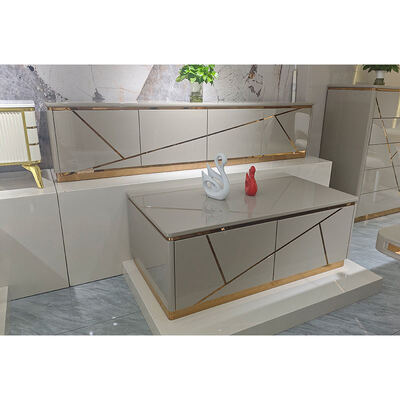 Современный дизайн Деревянная гостиная Телевизионный шкаф Хранилище Домашняя мебель Роскошный стиль Деревянные телевизоры MDF