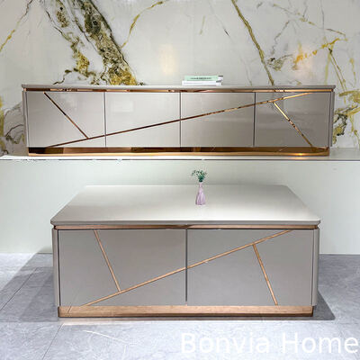 Современный дизайн Деревянная гостиная Телевизионный шкаф Хранилище Домашняя мебель Роскошный стиль Деревянные телевизоры MDF