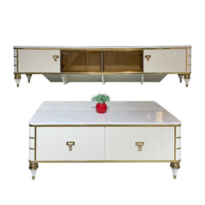 Высококачественная нордическая белая деревянная тумба под телевизор, мебель для дома, отеля, современная роскошная гостиная из МДФ, шкаф под телевизор