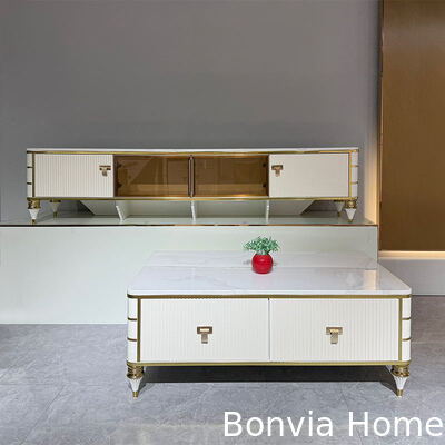 Высококачественная нордическая белая деревянная тумба под телевизор, мебель для дома, отеля, современная роскошная гостиная из МДФ, шкаф под телевизор