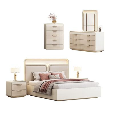 Juego De Muebles Para Dormitorio Современные спальные комплекты King Size Спальная комната Гостиничная комната Комплекс роскошной современной мебели спальни
