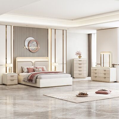 Juego De Muebles Para Dormitorio Современные спальные комплекты King Size Спальная комната Гостиничная комната Комплекс роскошной современной мебели спальни