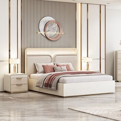 Juego De Muebles Para Dormitorio Современные спальные комплекты King Size Спальная комната Гостиничная комната Комплекс роскошной современной мебели спальни