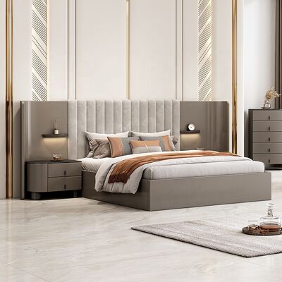 Juego De Muebles Para Dormitorio Современный комплект мебели для спальни Роскошный отель Главная комната Кровать размера «king-size» Мебель для дома Спальные гарнитуры