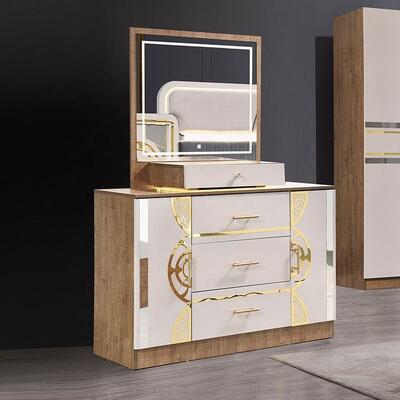 Chambre a Coucher Комплекс турецких спальных комнат Дешевый оптовый мастер-комнат королевский размер Кровать Деревянная современная мебель спальни Комплект пока нет отзывов