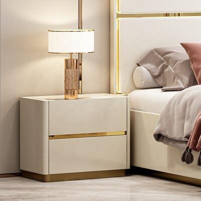Легкие роскошные места Мебель De Chambre Современный полный набор спальных комнат Мебель Деревянная рама Двойной роскошный королевский размер спальный набор