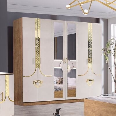 Ensemble Lit Armoire Et Coiffeuse Турецкая мебель Спальная комната Luxury King Size Спальная комната Деревянная современная спальная мебель