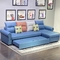 диван-кровать 1.9m голубая секционная функциональная с чехлом из материи фаэтона