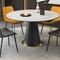 Обеденный стол 150*75CM металла набора мебели столовой круга Cappellini низкопробный