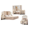 Кровать PU MDF твердая деревянная с наборами спальни мебели ящиков домашними 2*2m