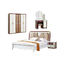 Мебель Cappellini наборов спальни твердой древесины стиля PU MDF американская