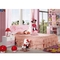 Принцесса Ребенк Мебель 5pcs наборов спальни детей Cappellini розовая белая