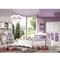 Светлый - пурпурная мебель спальни PU MDF твердая деревянная устанавливает для девушек